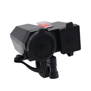 Motorcycle Mobile Phone Charger Waterproof Cigarette Lighter Seat Dual Usb4.2a Voltmeter Universal Modification
Motorcycle Mobile Phone Charger Waterproof Cigarette Lighter Seat Dual Usb4.2a Voltmeter Universal Modification