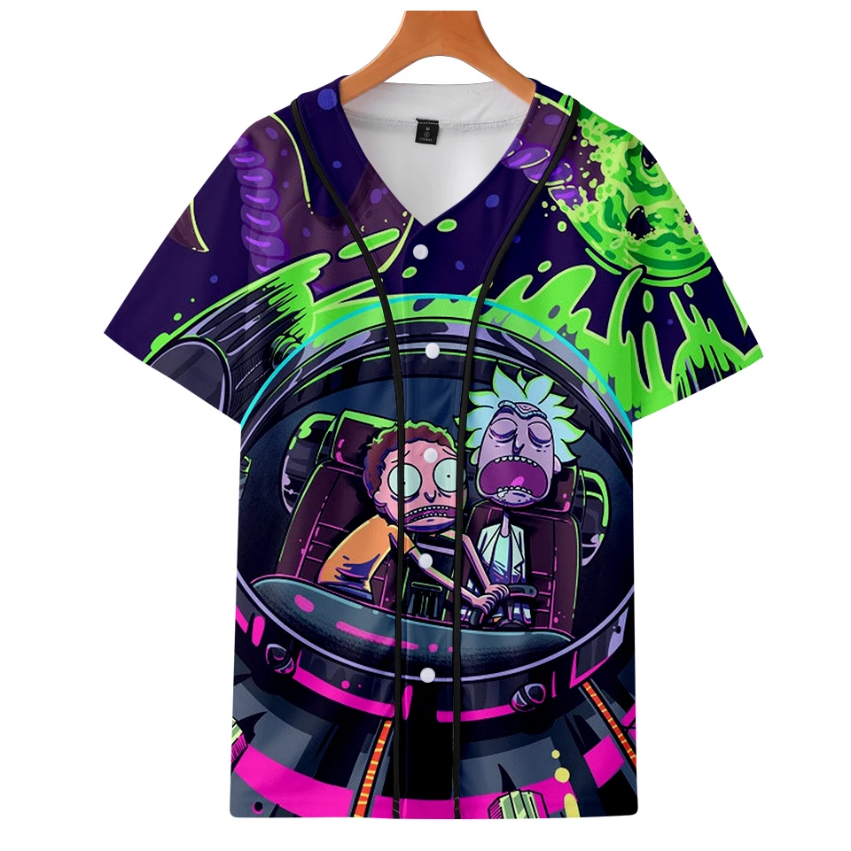 Rick and Morty comedy animation Rick Sanchez Morty Smith 3D print Short sleeve baseball uniform Men/Women Casual jacket Clothes
Rick and Morty comedy animation Rick Sanchez Morty Smith 3D print Short sleeve baseball uniform Men/Women Casual jacket Clothes