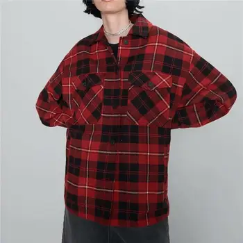 Vintage Green Red Plaid Coats And Jackets Women Streetwear Long Sleeve Office Jackets Oversized Outerwear
Vintage Green Red Plaid Coats And Jackets Women Streetwear Long Sleeve Office Jackets Oversized Outerwear