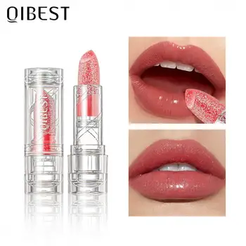 QIBEST Waterproof Lipstick Not Fade Temperature Sense Moisturizing Flash Diamond Discoloration Makeup Lip Gloss Lip Tint TSLM1
QIBEST Waterproof Lipstick Not Fade Temperature Sense Moisturizing Flash Diamond Discoloration Makeup Lip Gloss Lip Tint TSLM1