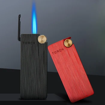 Ultra-thin Portable Cigarette Lighter Inflatable Windproof Gas Lighter Metal Brushed Spray Gun Torch Cigar Butane Lighter
Ultra-thin Portable Cigarette Lighter Inflatable Windproof Gas Lighter Metal Brushed Spray Gun Torch Cigar Butane Lighter