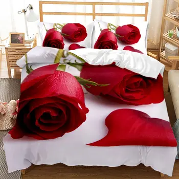 Floral Bedding Set 3D Flowers Printed Polyester queen king Duvet Cover with Pillow Bedding Sets
Floral Bedding Set 3D Flowers Printed Polyester queen king Duvet Cover with Pillow Bedding Sets