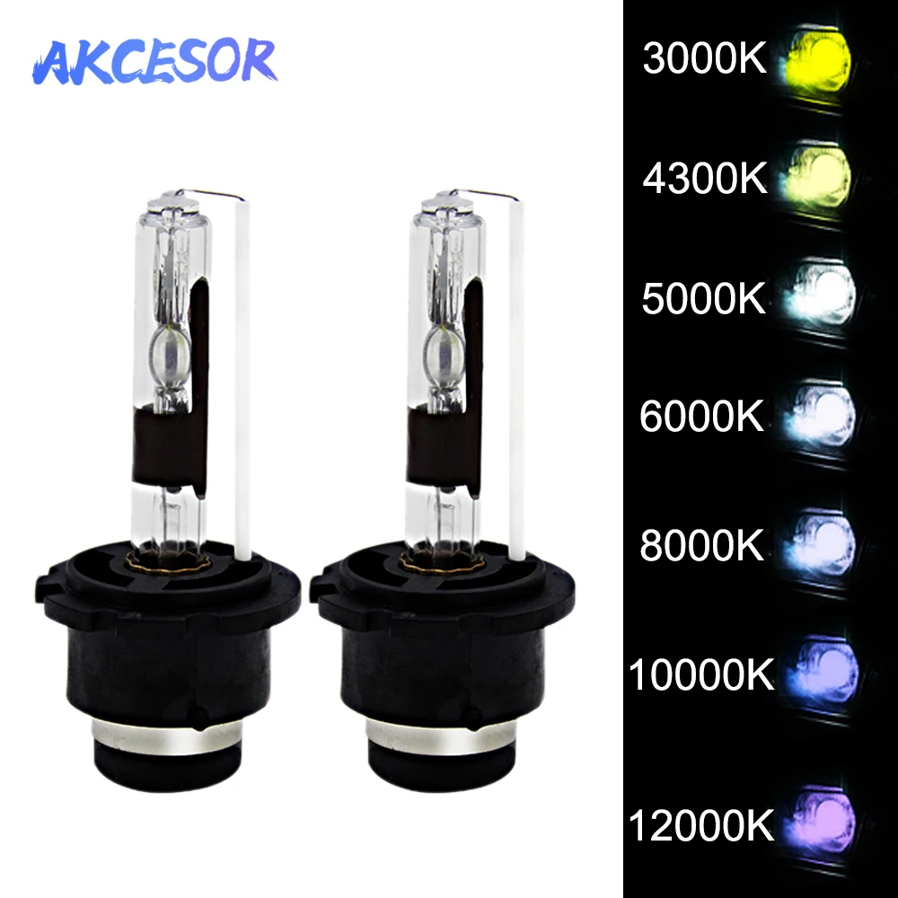 Комплект Ксеноновых Ламп D2S D2R D4S D4R для фар автомобиля 3000/4300/5000/6000/8000/10000/12000/12 В 35 Вт