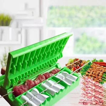 Multifunctional BBQ Meat Skewers Machine String Artifact Wear Food Meat String Device Skewer For Beef Pork Maker BBQ Tools Acces
Multifunctional BBQ Meat Skewers Machine String Artifact Wear Food Meat String Device Skewer For Beef Pork Maker BBQ Tools Acces