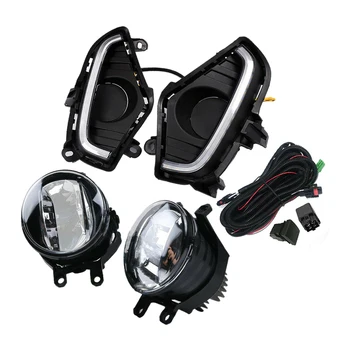 CITALL Car LED DRL Daytime Running Driving Lights Fog Lamps Harness Switch Kit Fit For Toyota RAV4 2019 2020
CITALL Car LED DRL Daytime Running Driving Lights Fog Lamps Harness Switch Kit Fit For Toyota RAV4 2019 2020