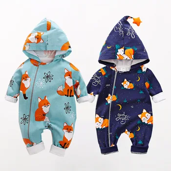 Newborn Baby Clothes Sleeping Foxes Print Boys&Girls Christmas Fashion Rompers Costumes for Kids Clothes Infant Clothing
Newborn Baby Clothes Sleeping Foxes Print Boys&Girls Christmas Fashion Rompers Costumes for Kids Clothes Infant Clothing