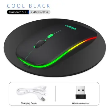 Wireless Mouse Bluetooth 5.1 Rechargeable Mouse LED Wireless Mini Silent Mause Computer Ergonomic Mouse 2.4G USB Optical Mice
Wireless Mouse Bluetooth 5.1 Rechargeable Mouse LED Wireless Mini Silent Mause Computer Ergonomic Mouse 2.4G USB Optical Mice