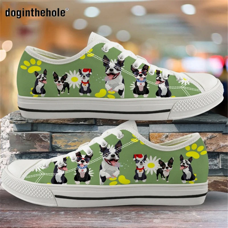 Doginthehole Boston Terrier Puppy Printed 3D Woman Canvas Shoes 2020 Cute Women Low Top Vulcanized Ladies Sneakers Student Shoes
Doginthehole Boston Terrier Puppy Printed 3D Woman Canvas Shoes 2020 Cute Women Low Top Vulcanized Ladies Sneakers Student Shoes