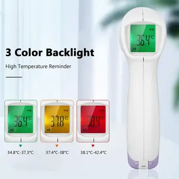 Household Digital LCD Display Accurate Non-contact Infrared Forehead Thermometer
Household Digital LCD Display Accurate Non-contact Infrared Forehead Thermometer