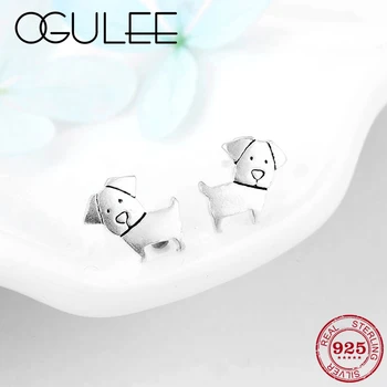 100% New 925 Sterling Silver Loyal Partners Lovely Dog Animal Small Stud Earrings for Women Fine Jewelry Gift 
100% New 925 Sterling Silver Loyal Partners Lovely Dog Animal Small Stud Earrings for Women Fine Jewelry Gift