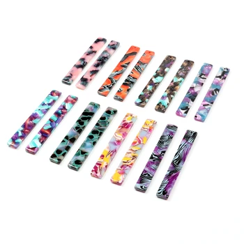 Tortoise Shell Earring Charms,Acetate Stick Charms,Thin Bar Rectangle pendant,Long Strip Earrings Part,8x60mm ,ACE234
Tortoise Shell Earring Charms,Acetate Stick Charms,Thin Bar Rectangle pendant,Long Strip Earrings Part,8x60mm ,ACE234