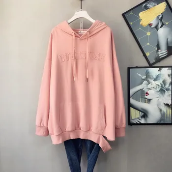 2020 Autumn & Winter New Arrival Loose Plus Size Cotton Embroidery Solid Color Sweatshirt Long Sleeve Sweatshirt Free Shipping
2020 Autumn & Winter New Arrival Loose Plus Size Cotton Embroidery Solid Color Sweatshirt Long Sleeve Sweatshirt Free Shipping