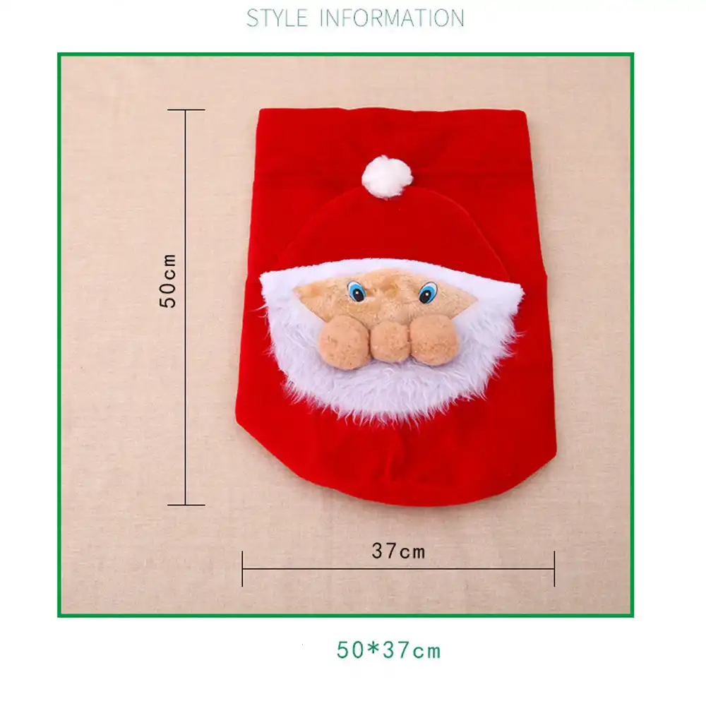christmas santa claus candy bag cute gift large sack pouch party