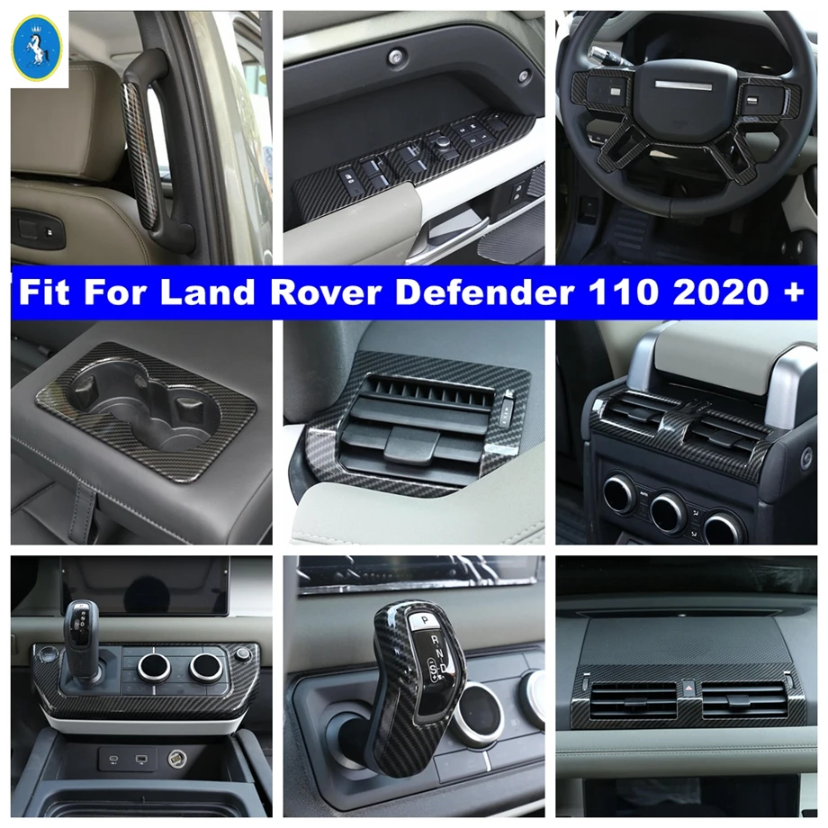 Interior Refit Kit Lift Button Air AC Gear Box Control Panel Cover Trim For Land Rover Defender 110 2020 - 2022 ABS Carbon Fiber
Interior Refit Kit Lift Button Air AC Gear Box Control Panel Cover Trim For Land Rover Defender 110 2020 - 2022 ABS Carbon Fiber