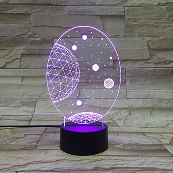 3D Lamp Galactic Solar System Realistic Gift for Child Atmosphere 7 Color with Remote for Room Decoration Led Night Light Lamp
3D Lamp Galactic Solar System Realistic Gift for Child Atmosphere 7 Color with Remote for Room Decoration Led Night Light Lamp