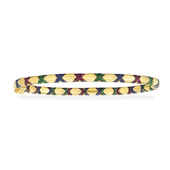 S925 Pure Silver high-end Micro Inlaid Colorful Cross Pattern Tribal Bracelet Female
S925 Pure Silver high-end Micro Inlaid Colorful Cross Pattern Tribal Bracelet Female