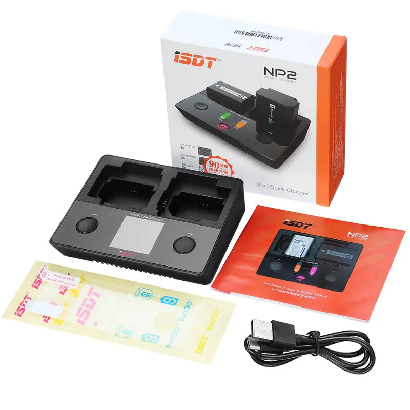 ISDT NP2 18W DC Dual Channel IPS LCD All In one Camera Charger for Sony NP-FZ100 NP-FW50 NP-BX1 Battery
ISDT NP2 18W DC Dual Channel IPS LCD All In one Camera Charger for Sony NP-FZ100 NP-FW50 NP-BX1 Battery