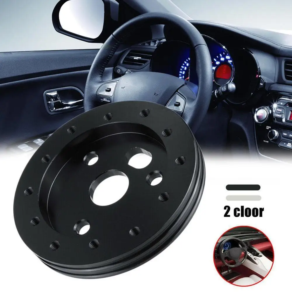 1 Size/Color Car Styling 6 Hole to 3 Holes Steering Wheel Padding Car Spacer 0.5" 1" Hub Higher Slice Aluminum Alloy Adapter Hot
1 Size/Color Car Styling 6 Hole to 3 Holes Steering Wheel Padding Car Spacer 0.5" 1" Hub Higher Slice Aluminum Alloy Adapter Hot