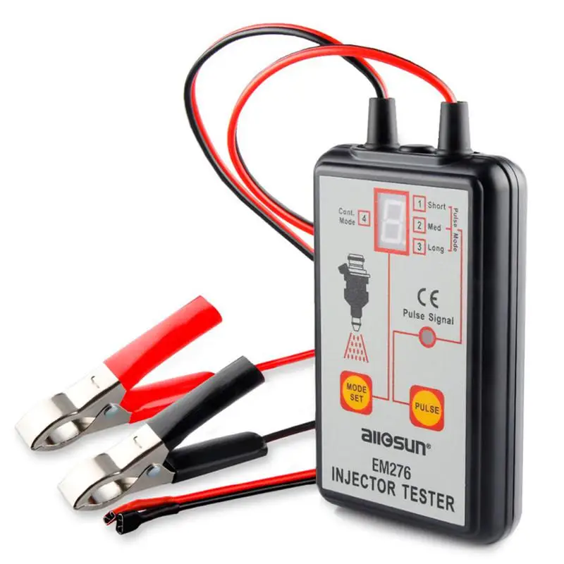 Professional EM276 Injector Tester 4 Pluse Modes Fuel Injector Tester Fuel System Scan Tool Car Diagnostic Tool Universal
Professional EM276 Injector Tester 4 Pluse Modes Fuel Injector Tester Fuel System Scan Tool Car Diagnostic Tool Universal