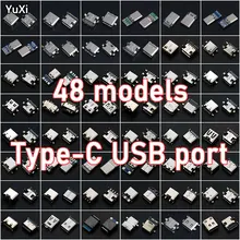 YUXI 48 Models Micro USB Type C Connector Jack Charging Dock Port Plug Type-C Socket Jack For Xiaomi Huawei Samsung SONY
YUXI 48 Models Micro USB Type C Connector Jack Charging Dock Port Plug Type-C Socket Jack For Xiaomi Huawei Samsung SONY