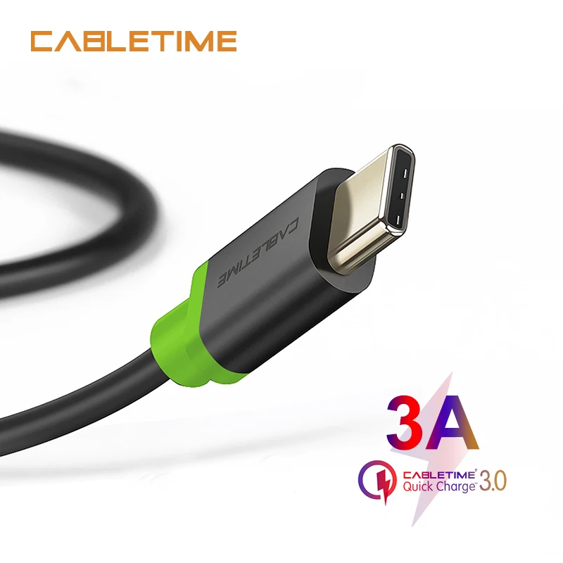 Кабель USB Type C кабель 3A для быстрой зарядки USB2.0 синхронизации данных Samsung Galaxy S9 Plus