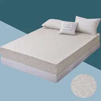 Modern Mattress Cover With Elastic Band Printing Brushed Fitted Sheet Simplicity Pure Pattern Soft Bedding Linens Home
Modern Mattress Cover With Elastic Band Printing Brushed Fitted Sheet Simplicity Pure Pattern Soft Bedding Linens Home