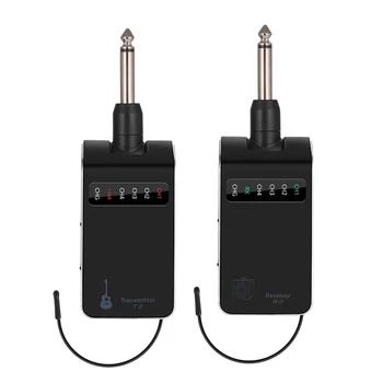 T3R3 UHF Rechargeable Guitar Wireless System Electric Guitar Bass o Transmitter Receiver 4 Channels
T3R3 UHF Rechargeable Guitar Wireless System Electric Guitar Bass o Transmitter Receiver 4 Channels