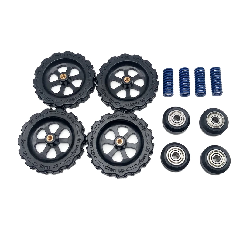 Blue 4Set 3D Printer Parts Heated Bed Spring Pulleys Leveling Kit for Cr10 Ender-3
Blue 4Set 3D Printer Parts Heated Bed Spring Pulleys Leveling Kit for Cr10 Ender-3