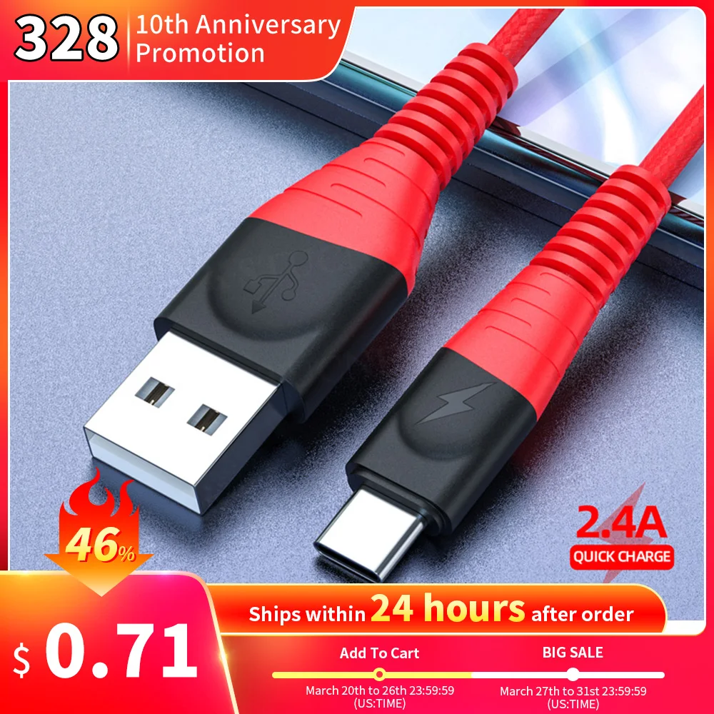 KMPTE USB Type C Cable 3M Data Sync Fast Charging USB C Cable For Samsung S20 S10 Xiaomi Mi 10 Redmi Note 8 USB-C Charger Cable
KMPTE USB Type C Cable 3M Data Sync Fast Charging USB C Cable For Samsung S20 S10 Xiaomi Mi 10 Redmi Note 8 USB-C Charger Cable