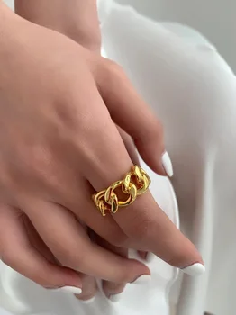 Timeless Wonder Brass Geo Chained Stackable Rings Women Jewelry Statement Punk Hiphop Gothic Designer Runway Ins Cool Girl 1532
Timeless Wonder Brass Geo Chained Stackable Rings Women Jewelry Statement Punk Hiphop Gothic Designer Runway Ins Cool Girl 1532