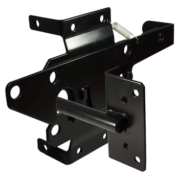 Self-Locking Gate Latch Heavy Duty Post Mount Automatic Gravity Lever Wood/PVC Fence Gate Lock with Fasteners Hardware 
Self-Locking Gate Latch Heavy Duty Post Mount Automatic Gravity Lever Wood/PVC Fence Gate Lock with Fasteners Hardware