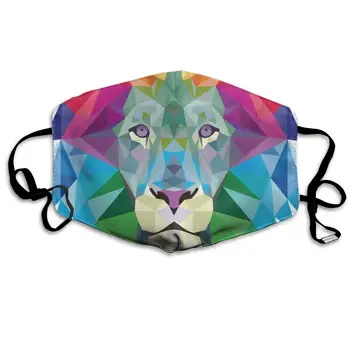 Lion Geometric Colourful Washable Reusable Mask, Cotton Anti Dust Half Face Mouth Mask For Kids Teens Men Women With
Lion Geometric Colourful Washable Reusable Mask, Cotton Anti Dust Half Face Mouth Mask For Kids Teens Men Women With
