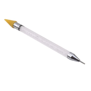 New Double Different Head Dotting Pen Tip Beads Picker Wax Pencil Handle Manicure Tool 15CM Legnth Rhinestone Nail Dotting Tool
New Double Different Head Dotting Pen Tip Beads Picker Wax Pencil Handle Manicure Tool 15CM Legnth Rhinestone Nail Dotting Tool