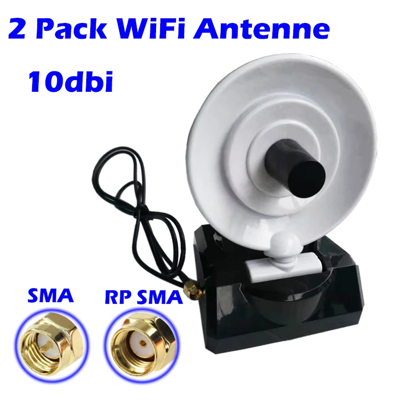 2 шт антенна Wi-Fi 4 ГГц 10dBi с RG174 кабель для WLAN направленного радар Форма антенный