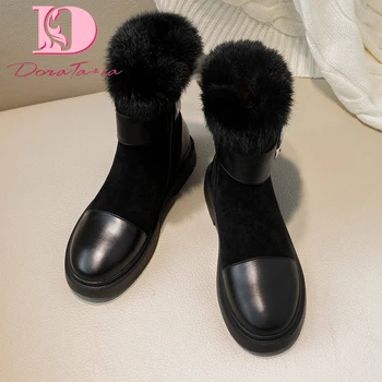 Doratasia 2020 Genuine Cow Leather Chunky Heels Ankle Boots Woman Shoes Zip Up Hot Sale Autumn Winter Shoes Women Boots
Doratasia 2020 Genuine Cow Leather Chunky Heels Ankle Boots Woman Shoes Zip Up Hot Sale Autumn Winter Shoes Women Boots