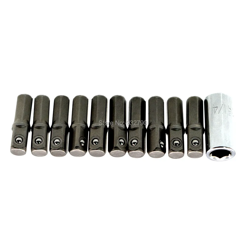 10x 25mm 1/4" Hex Shank Socket Adapter to 1/4" Impact Driver Nut Power Extension Bar + 1/4" Square Hole to 1/4" Socket Converter
10x 25mm 1/4" Hex Shank Socket Adapter to 1/4" Impact Driver Nut Power Extension Bar + 1/4" Square Hole to 1/4" Socket Converter