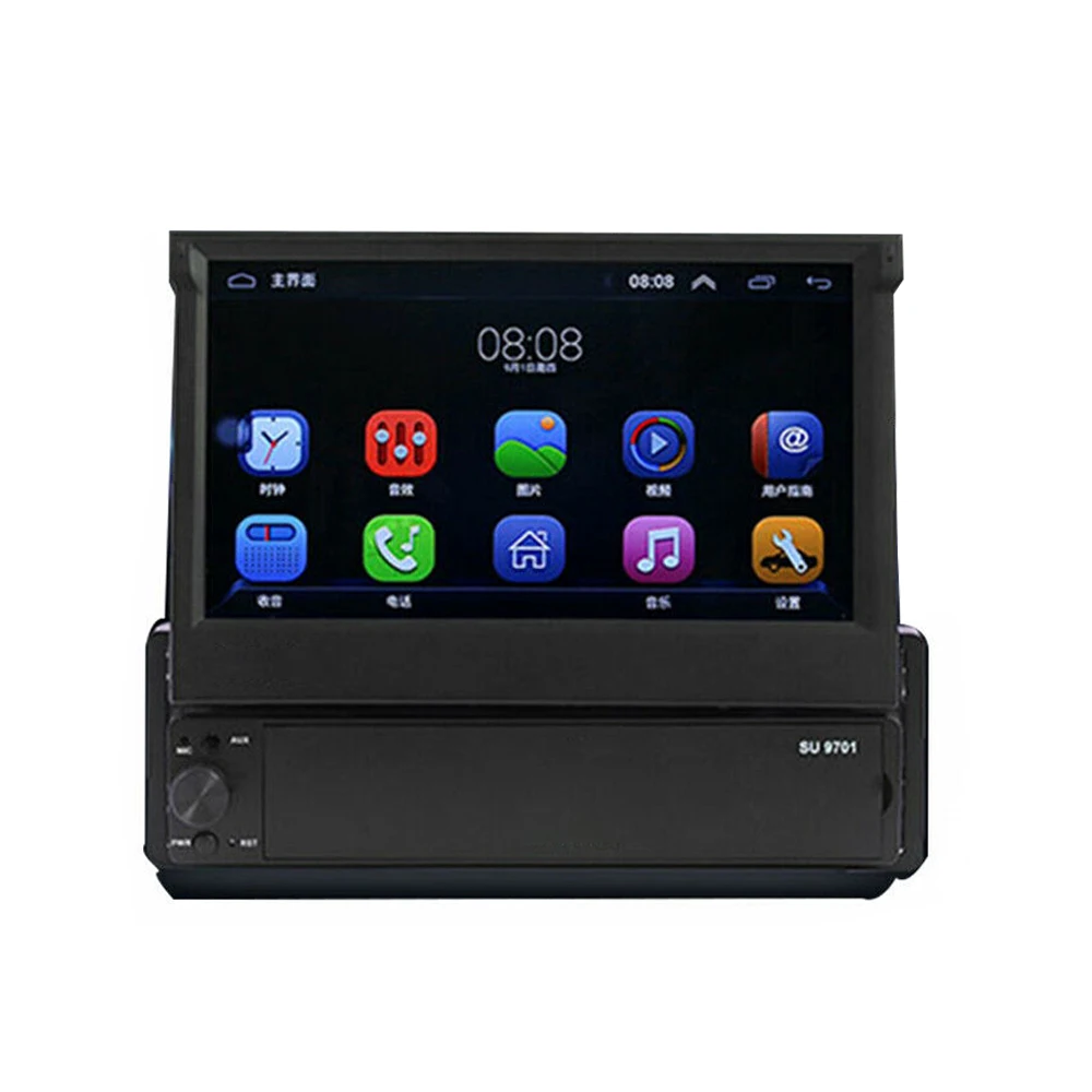 HD 7inch Single 1Din Car Radio Stereo MP5 Player GPS SAT NAV AUX USB Bluetooth Rearview Camera GPS Navigation Car Electronics
HD 7inch Single 1Din Car Radio Stereo MP5 Player GPS SAT NAV AUX USB Bluetooth Rearview Camera GPS Navigation Car Electronics