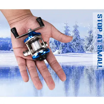 Mini Winter Ice Fishing Reel Baitcasting Double Rocker Bait Casting Fishing Reel Gold Blue Smooth Handle High Braking Strength
Mini Winter Ice Fishing Reel Baitcasting Double Rocker Bait Casting Fishing Reel Gold Blue Smooth Handle High Braking Strength