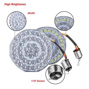 1157 LED Front&Rear Bullet Turn Signal Light Red + Cover For Harley Motorcycle LED Turn Signal Light
1157 LED Front&Rear Bullet Turn Signal Light Red + Cover For Harley Motorcycle LED Turn Signal Light