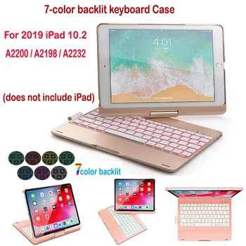 Case For iPad 10.2 Portable 7 Color Backlit Bluetooth Keyboard Cover Case For Apple iPad 7th A2197 A2200 A2198 A2232
Case For iPad 10.2 Portable 7 Color Backlit Bluetooth Keyboard Cover Case For Apple iPad 7th A2197 A2200 A2198 A2232