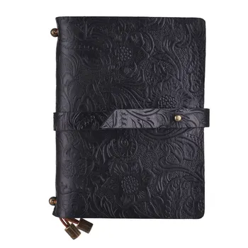 Leather Vintage Embossed Pattern Travel Journal Notebook Lined Blank Grid Paper Diary Refillable Notepad Gift
Leather Vintage Embossed Pattern Travel Journal Notebook Lined Blank Grid Paper Diary Refillable Notepad Gift