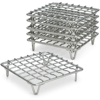 4 Inch Mini Stainless Steel Cooking Cooling Rack,12 Sets of Stainless Steel Cooling Rack Cake Bread Cooling Rack
4 Inch Mini Stainless Steel Cooking Cooling Rack,12 Sets of Stainless Steel Cooling Rack Cake Bread Cooling Rack