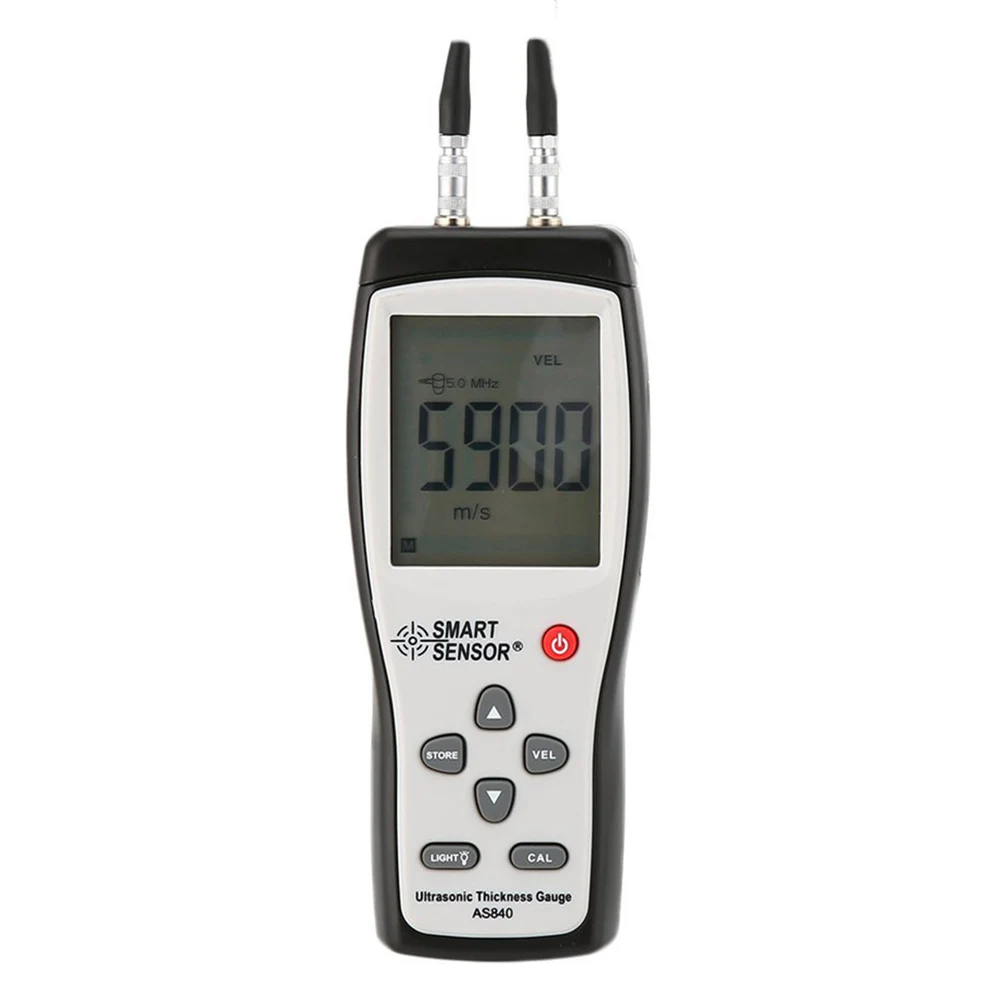 Digital Ultrasonic Thickness Gauge Sound Velocity Meter Metal Depth tester 1.2-225mm Smart Sensor AS840 with LCD display Sale
Digital Ultrasonic Thickness Gauge Sound Velocity Meter Metal Depth tester 1.2-225mm Smart Sensor AS840 with LCD display Sale