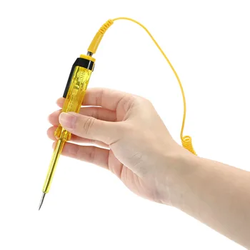 New Voltage Tester Electrical Voltage Test Pen 6V/12V/24V Circuit Tester with Indicator Light Alligator Clip Car Circuit Tester
New Voltage Tester Electrical Voltage Test Pen 6V/12V/24V Circuit Tester with Indicator Light Alligator Clip Car Circuit Tester