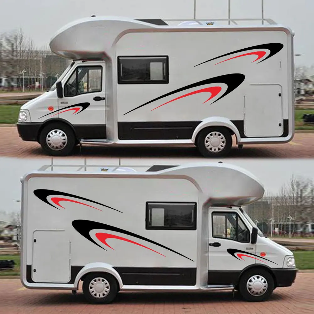 Car New Rv Side Sticker Stripe Decoration Body Stickers Scratches Modified Vinyl Decals Camper Trailer Door Panel Decal Accessor
Car New Rv Side Sticker Stripe Decoration Body Stickers Scratches Modified Vinyl Decals Camper Trailer Door Panel Decal Accessor