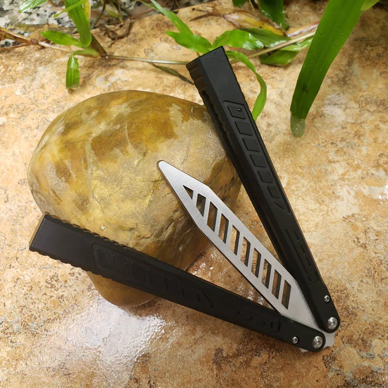 Хит продаж! Тренировочный нож-бабочка TheOne Falcon D2 Blade 6061 лезвие из авиационного