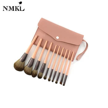 NMKL 10pcs Makeup Brushes Set Eyeshadow Brush Foundation Brush Trimming Brush Makeup Brush Blush Brush Eyebrow Brush with Bag
NMKL 10pcs Makeup Brushes Set Eyeshadow Brush Foundation Brush Trimming Brush Makeup Brush Blush Brush Eyebrow Brush with Bag