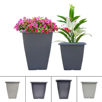 1pcs Large Plant Flower Pot Resin Planter House Nursery Basin 25*25*16cm plantpot Garden Office FlowerPot DIY Decor new 2020
1pcs Large Plant Flower Pot Resin Planter House Nursery Basin 25*25*16cm plantpot Garden Office FlowerPot DIY Decor new 2020