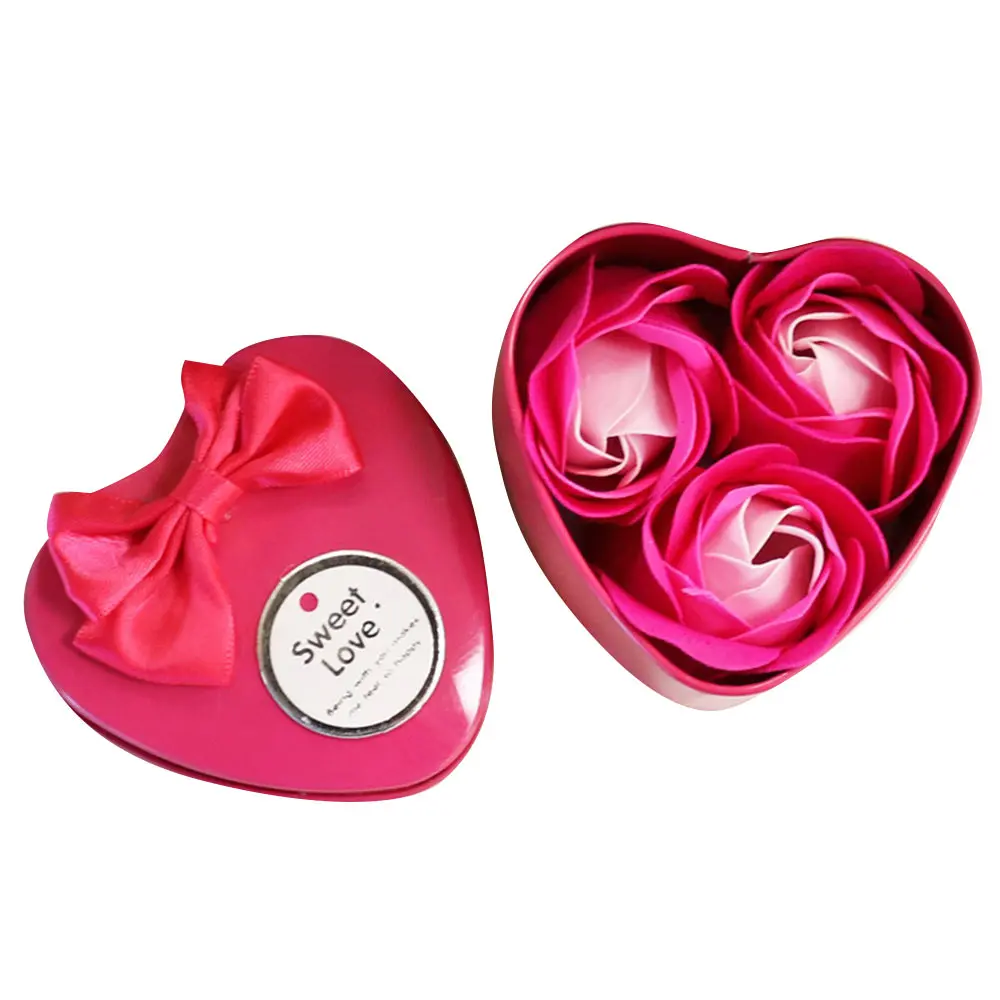 Beautiful Rose Soap Flower Heart-Shaped Iron Box Home Decoration Greeting Mother'S Day Celebration Soap Flower 3pcs Wedding
Beautiful Rose Soap Flower Heart-Shaped Iron Box Home Decoration Greeting Mother'S Day Celebration Soap Flower 3pcs Wedding
