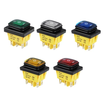 uxcell Uxcell 1pc Boat Rocker Switch Red/Blue/Green/White/Yellow LED Waterproof Toggle Switches ON/OFF/ON AC/DC 24V/15A
uxcell Uxcell 1pc Boat Rocker Switch Red/Blue/Green/White/Yellow LED Waterproof Toggle Switches ON/OFF/ON AC/DC 24V/15A